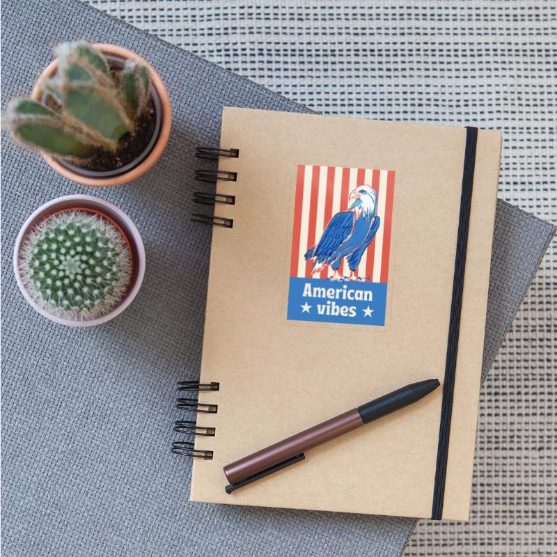 American Vibes Eagle Sticker