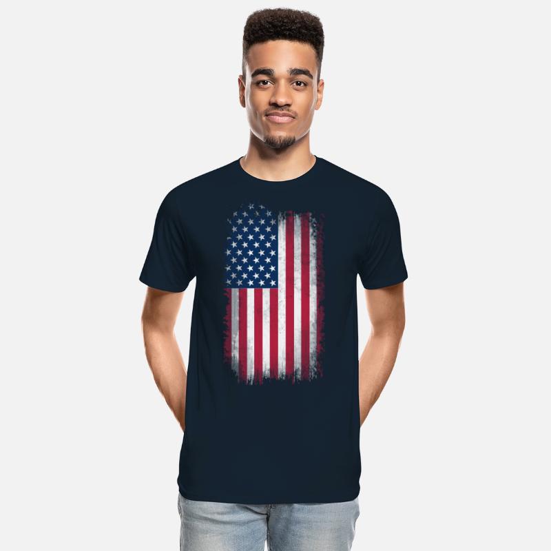 US Flag Men’s Organic T-Shirt