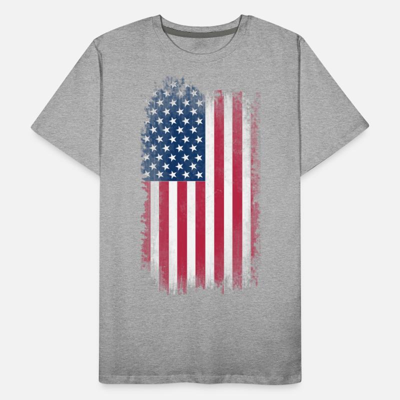 US Flag Men’s Organic T-Shirt