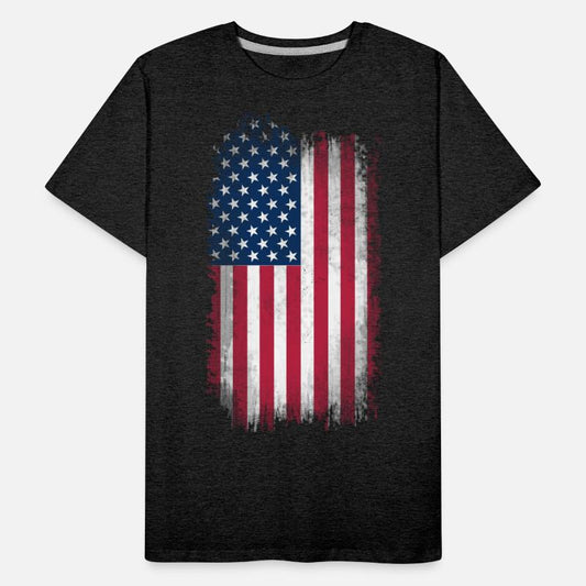 US Flag Men’s Organic T-Shirt